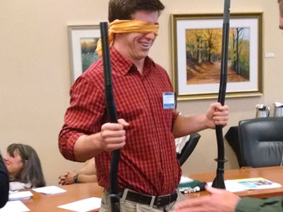 Classroom training on blind communications
