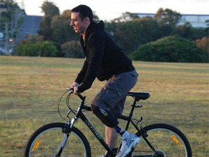 Adaptive cycler on bike